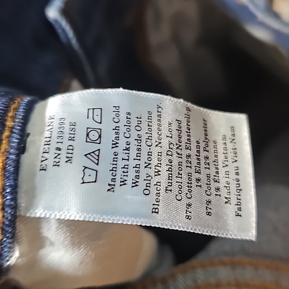 Everlane Ankle Skinny Jeans Size 24 NWT - Picture 4 of 6